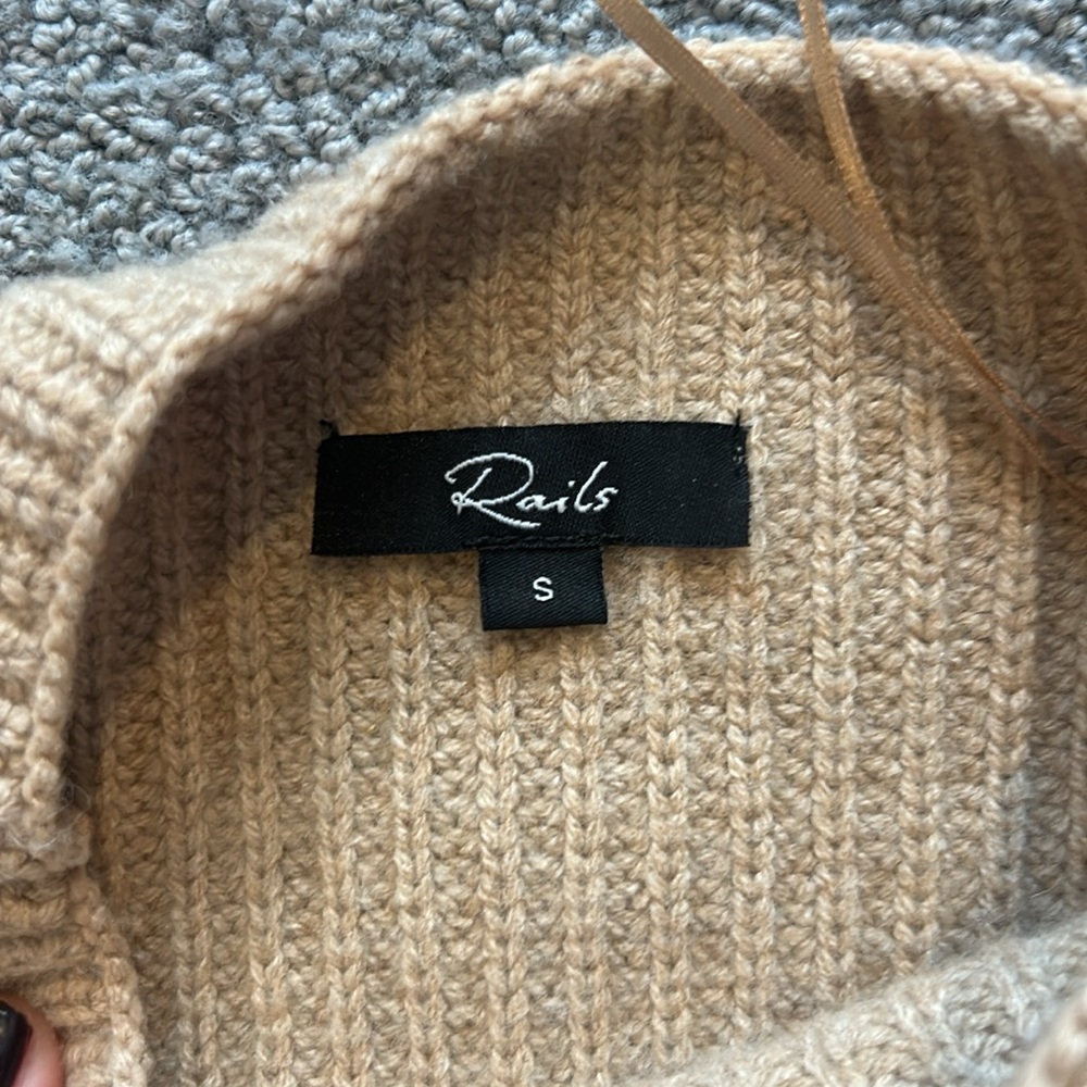 Rails “Claudia” Over Size Mock Neck Sweater Size … - image 2